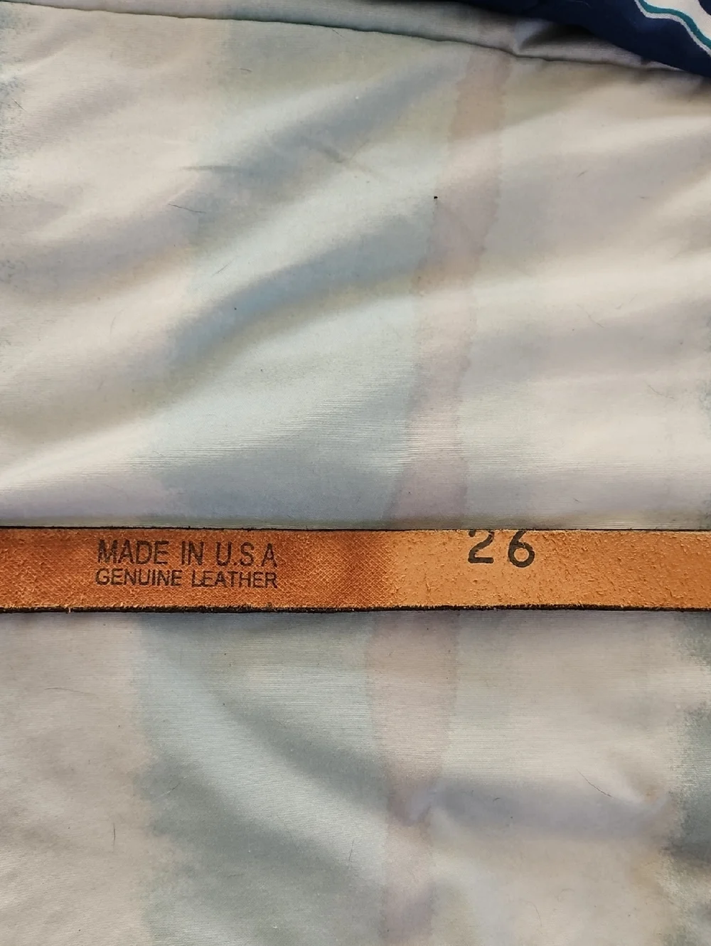 Vintage Western Indian Chief Eagle Leather Childs Belt 26